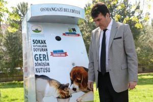 Bursa'da sokak hayvanları unutulmadı