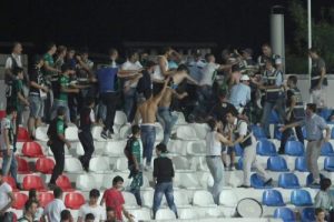 Denizlispor'da taraftar kavgası tedirginlik yarattı