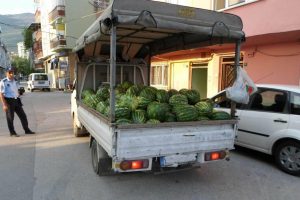 Bursa Gemlik'te zabıtadan seyyara ses ayarı