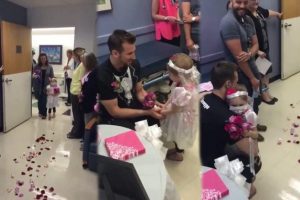 4 yaşındaki &ccedil;ocuğun evlilik hayali ger&ccedil;ek oldu