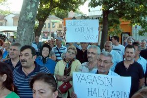 Suru&ccedil;'taki saldırıya Mudanya'dan tepki