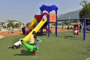 Bursa Yıldırım'da &ccedil;ocuk parkları yenileniyor