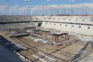 Samsunspor'un yeni stadı hızla y&uuml;kseliyor