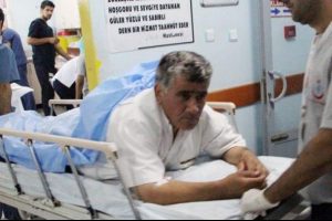 Tabanca kurşunu ile yaralandığını hastanede anladı