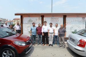 Bursa'da dolmuş duraklarında konfor artıyor