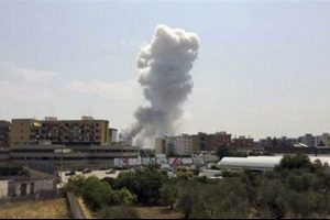 Telabyad'da iki b&uuml;y&uuml;k patlama