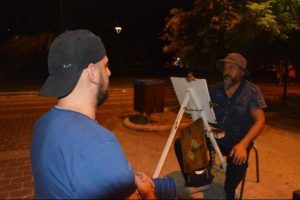 Bursalı ressam Guinness'i hedefliyor