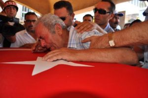 Şehit Astsubay Yavuz'u son yolculuğuna binlerce kişi uğurladı
