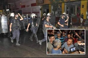 Batman'da HDP'liler ile polis arasında gerginlik