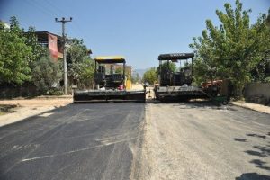 Orhangazi caddeleri asfaltlanıyor