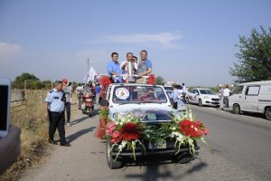 Orhan Okulu'ya coşkulu karşılama