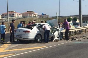 MHP'li eski milletvekilinin kardeşi kazada yaralandı