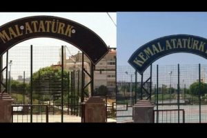 Atat&uuml;rk'e b&uuml;y&uuml;k saygısızlık