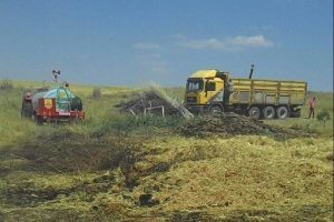 Kırık cam şişesi yangına sebep oldu