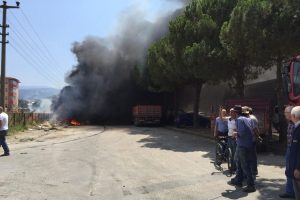 Bursa'da korkutan yangın!