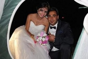 Balayını &ccedil;adırda ge&ccedil;irdiler