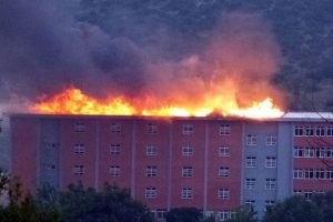 G&ouml;lpazarı A&ccedil;ık Ceza İnfaz Kurumunda yangın &ccedil;ıktı