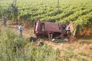 Otomobil &uuml;z&uuml;m bağına u&ccedil;tu: 7 yaralı