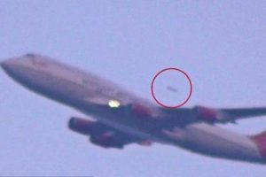 'UFO' yolcu u&ccedil;ağını b&ouml;yle teğet ge&ccedil;ti