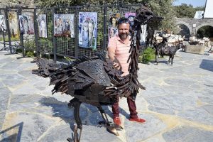 Otomobil par&ccedil;alarından sanat