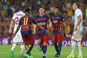Barcelona'ya Roma hafif geldi!