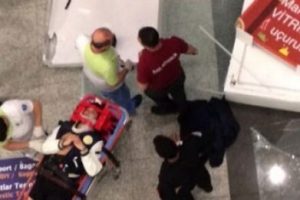 Atat&uuml;rk Havalimanı'nda feci kaza