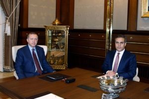 Erdoğan, Hakan Fidan'la g&ouml;r&uuml;şt&uuml;