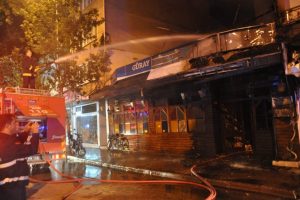 Bursa'da restorana mototoflu saldırı