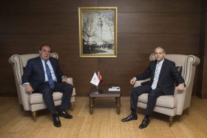 Bakan Kılı&ccedil; TFF Başkanı Demir&ouml;ren'i kabul etti