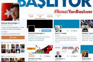 Ahmet Davutoğlu twitter'da Kemal Kılı&ccedil;daroğlu'nu takip etmeye başladı