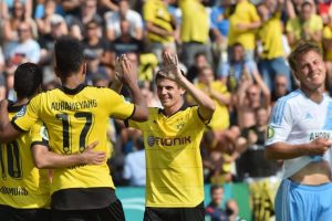 Dortmund Chemnitzer &ouml;n&uuml;nde ter attı!