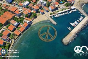 Bursa Mudanya'da d&uuml;nya rekoru hazırlığı