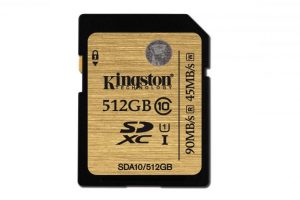 Kingston'dan 512 GB'lık k&uuml;&ccedil;&uuml;k dev SD kart