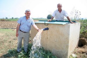 Bursa Yenişehir'de toprak suyla buluştu