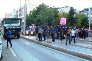 Van'da gergin anlar