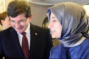 Sare Davutoğlu, şehit eşinin doğumuna katıldı