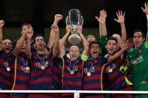 Gol d&uuml;ellosunu Barcelona kazandı