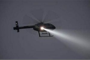 Polis helikopterleri havalandı!