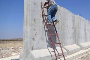 Suriye sınırına 3 metrelik beton duvar