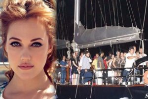 Meryem Uzerli 32. yaşını 32 metrelik yatta kutladı!
