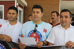 Bursalı sağlık&ccedil;ılardan şiddete kınama