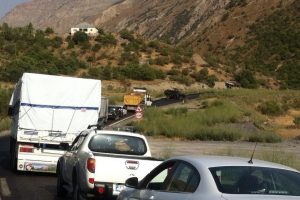 O yol tekrar ulaşıma a&ccedil;ıldı