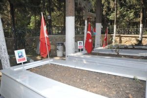 Bursa Orhangazi şehitliğinde d&uuml;zenleme &ccedil;alışmaları