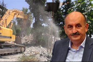 Sağlık Bakanı M&uuml;ezzinoğlu'nun evi yıkıldı