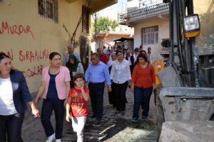 Barış Bloku Silvan'da incelemelerde bulundu