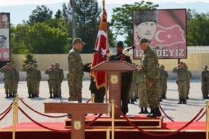 Sancak devir teslim t&ouml;reni yapıldı