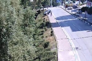 Bursa'da dere yatağına b&ouml;yle u&ccedil;muş!