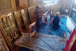 Bursa'daki o k&uuml;ndekariler altınla kaplandı