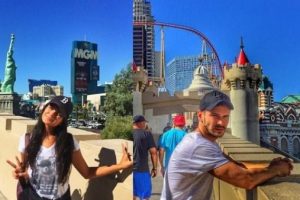 Las Vegas'tan hatıra pozu!...