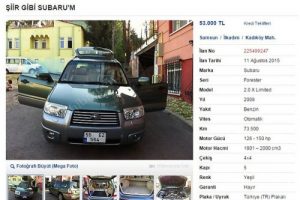 Aracını satmak i&ccedil;in 36 kıtalık şiir yazdı